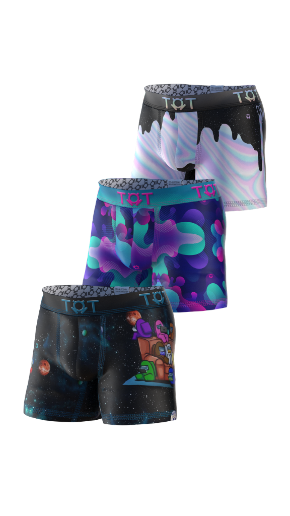 Tri-Pack Boxers de Microfibra Dry Fit para Hombre