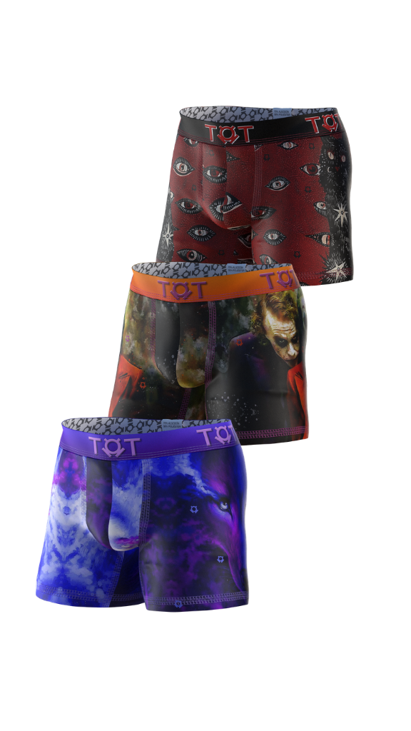 Tri-Pack Boxers de Microfibra Dry Fit para Hombre